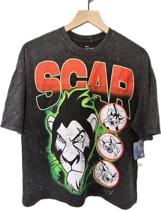 Scar from Lion King Cropped T-Shirt-NEW!