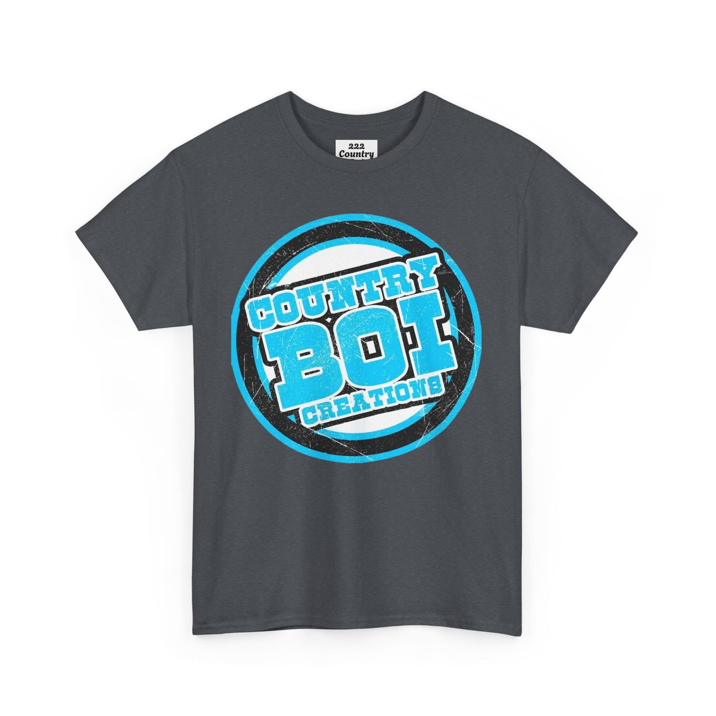 Country Boi Creations Unisex Heavy Cotton Tee with Dripping 222 Design