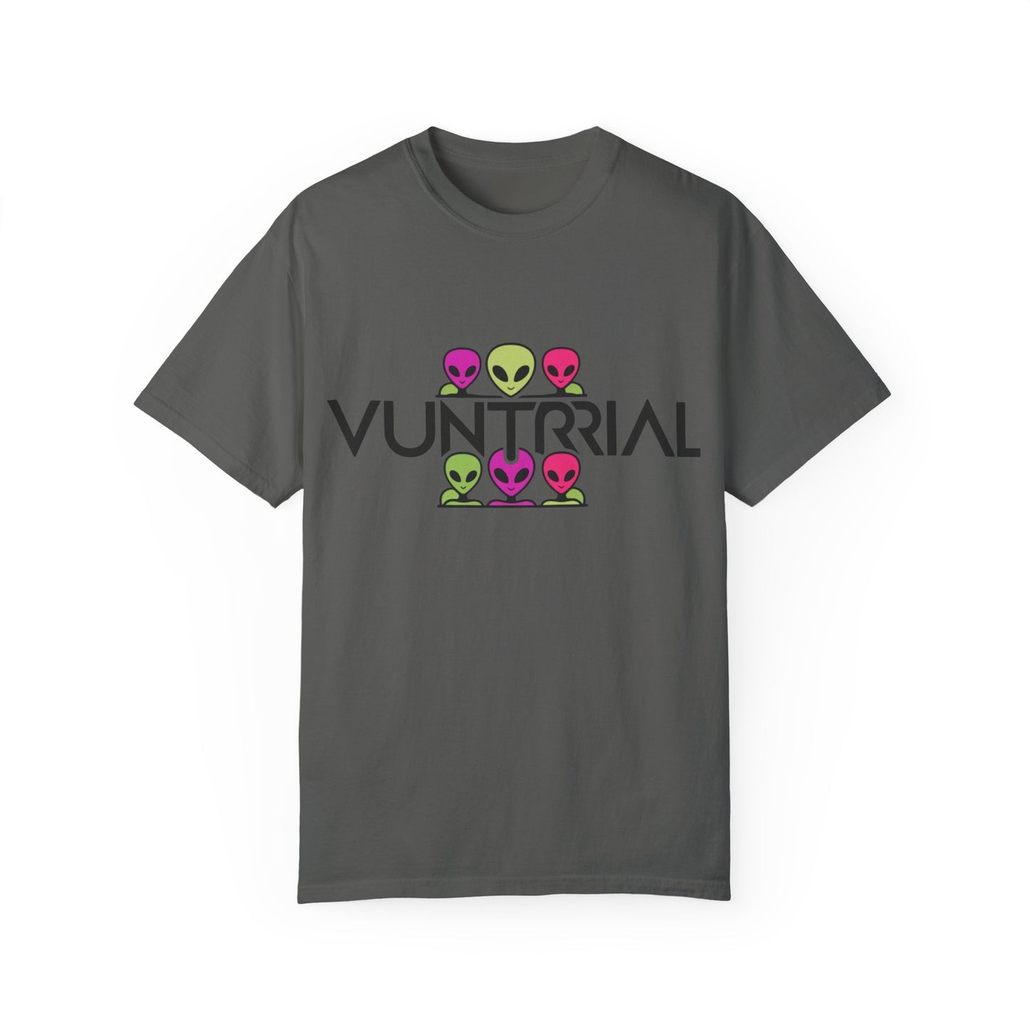 Unisex Garment-Dyed T-Shirt with Fun Alien Design - Perfect for Out-of-This-World Vibes