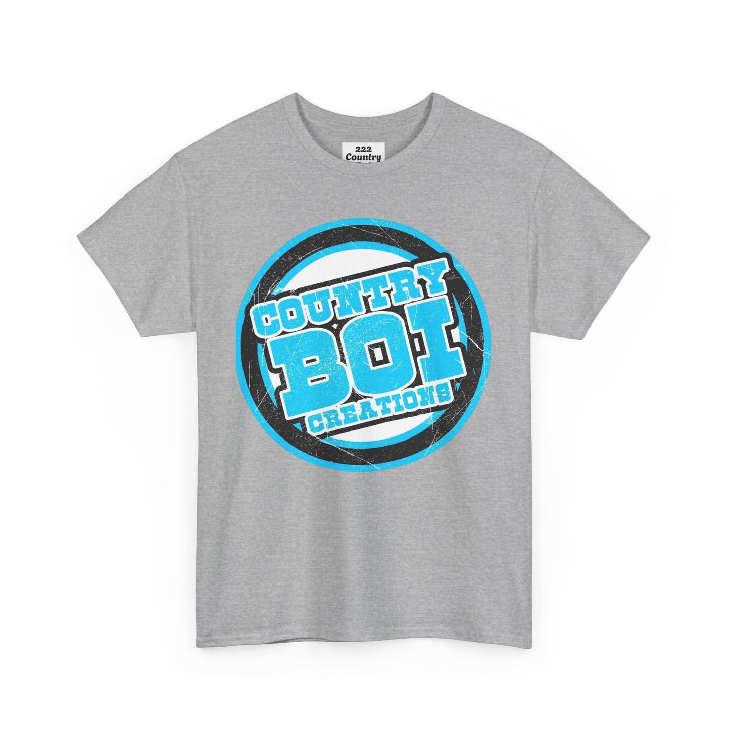 Country Boi Creations Unisex Heavy Cotton Tee with Dripping 222 Design