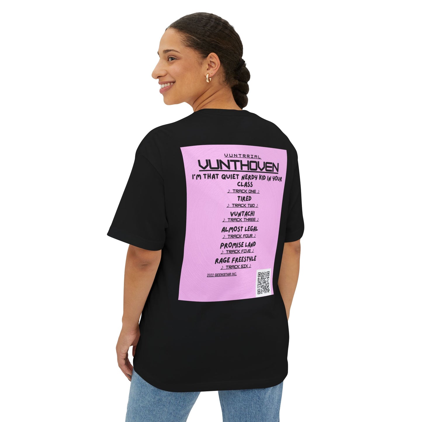 Oversized Tee for Vuntrrial's Album Vunthoven