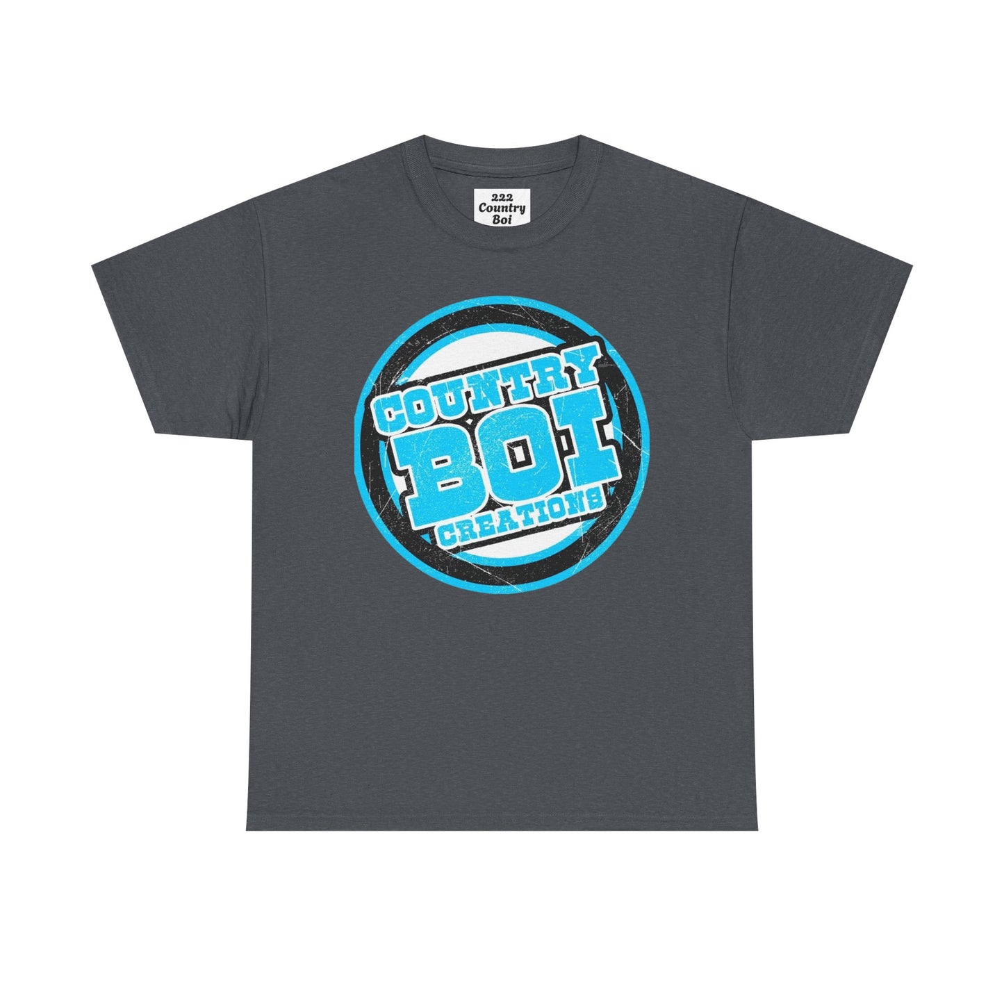 Country Boi Creations Unisex Heavy Cotton Tee with Dripping 222 Design