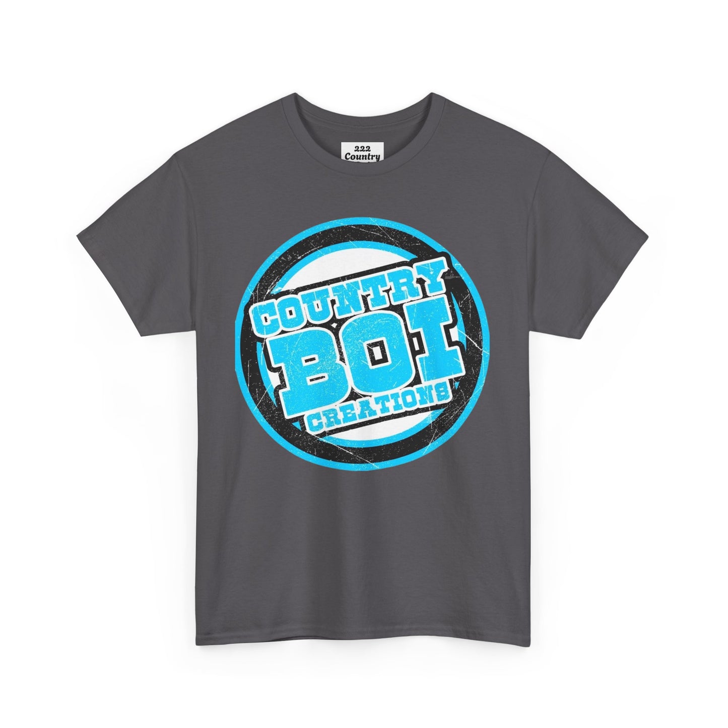 Country Boi Creations Unisex Heavy Cotton Tee with Dripping 222 Design