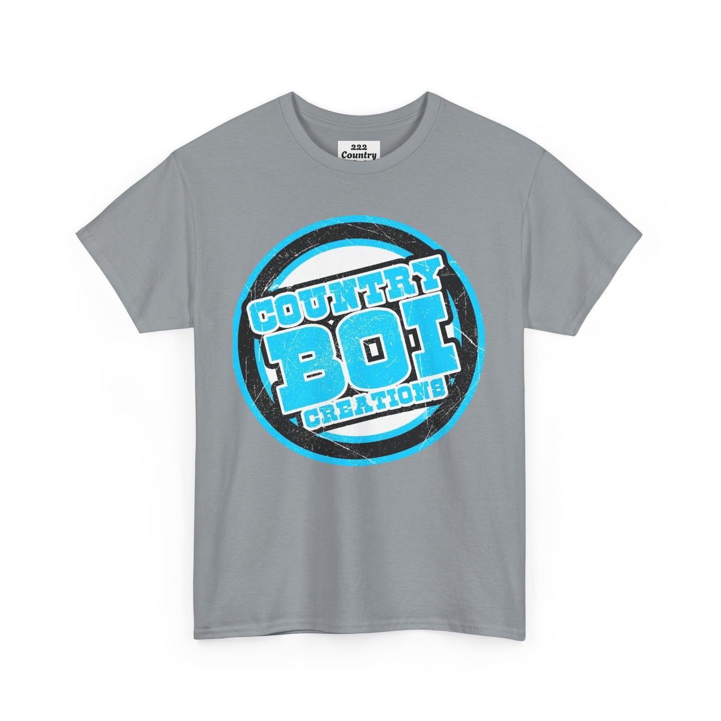 Country Boi Creations Unisex Heavy Cotton Tee with Dripping 222 Design