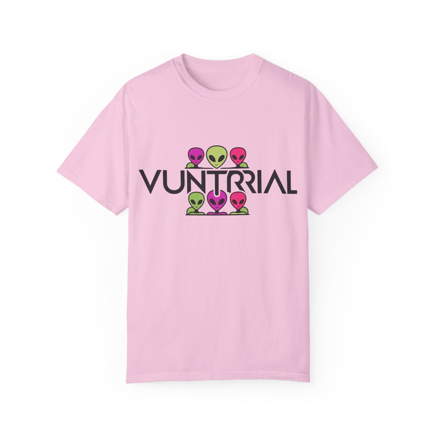 Unisex Garment-Dyed T-Shirt with Fun Alien Design - Perfect for Out-of-This-World Vibes