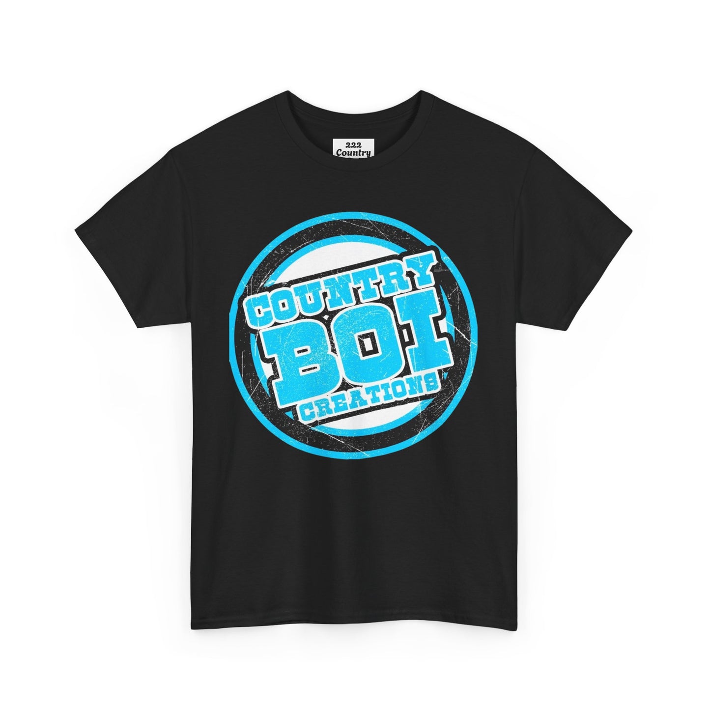 Country Boi Creations Unisex Heavy Cotton Tee with Dripping 222 Design