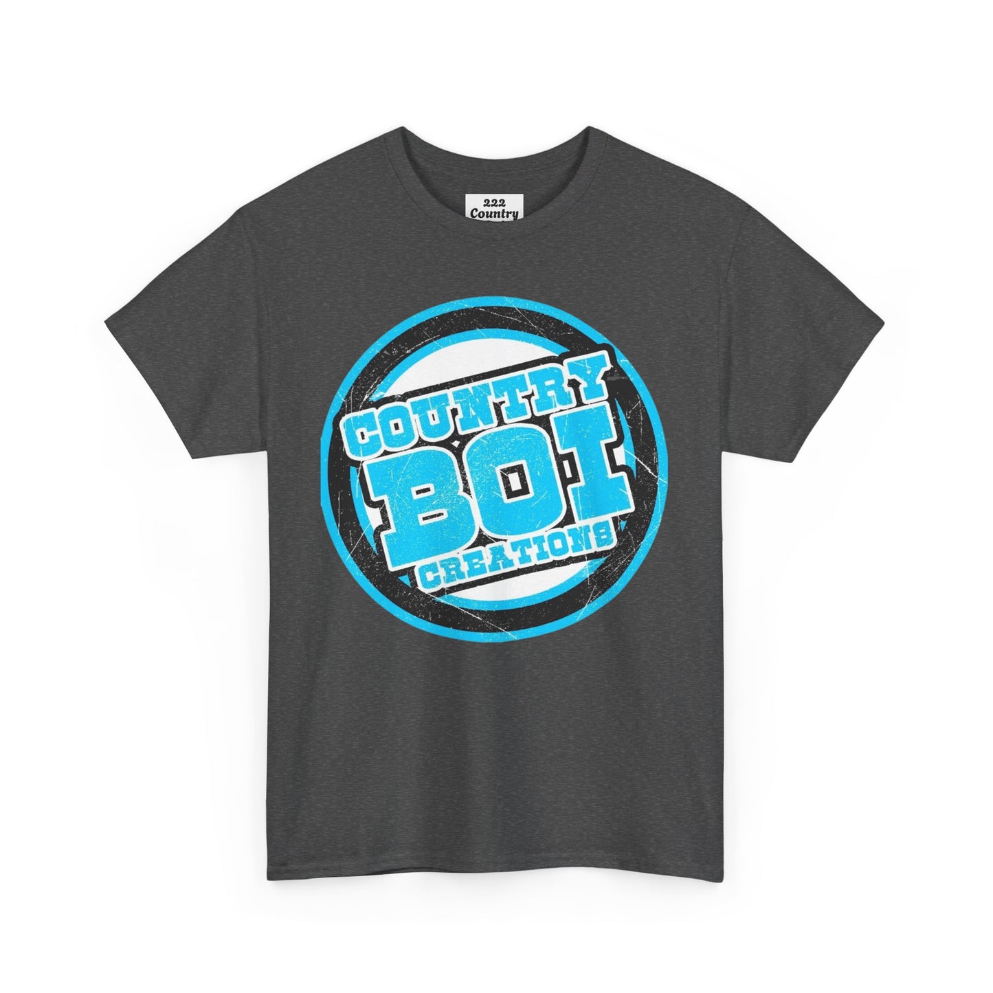 Country Boi Creations Unisex Heavy Cotton Tee with Dripping 222 Design