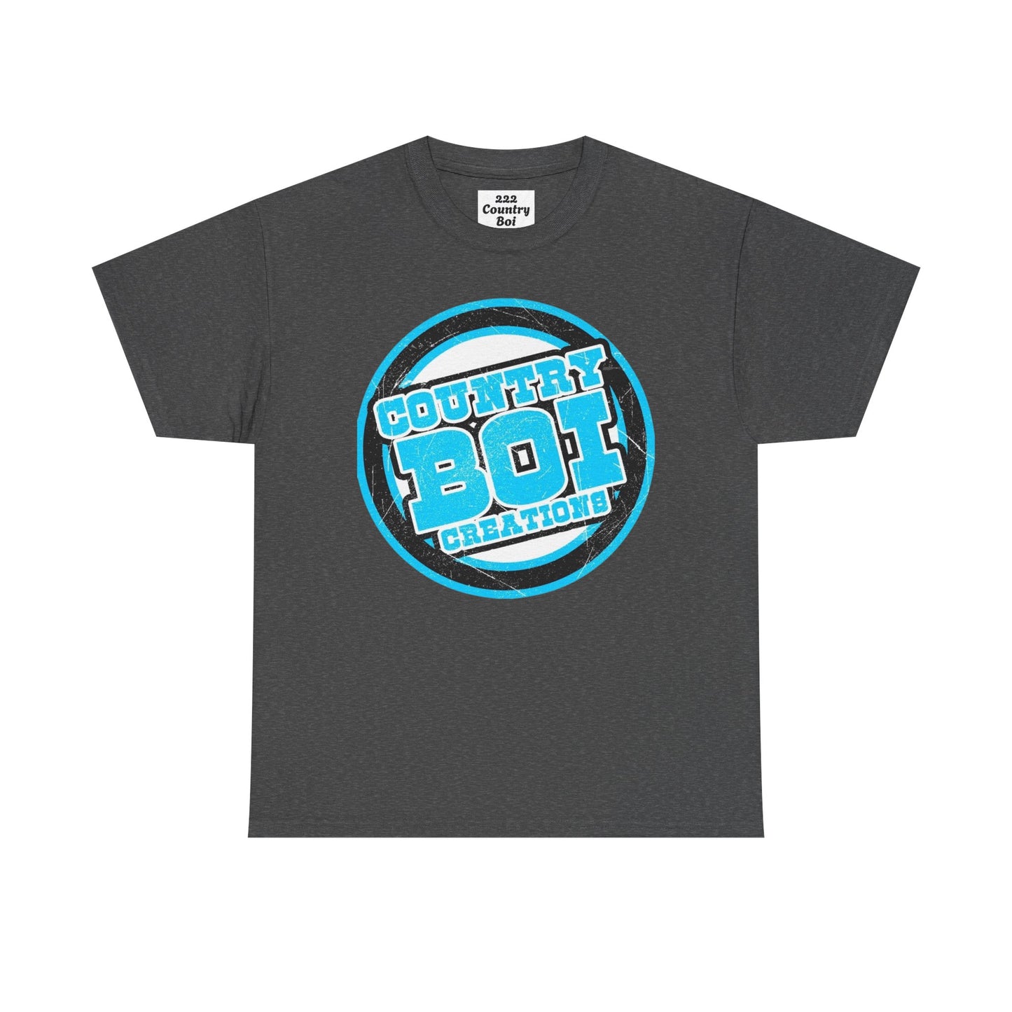 Country Boi Creations Unisex Heavy Cotton Tee with Dripping 222 Design