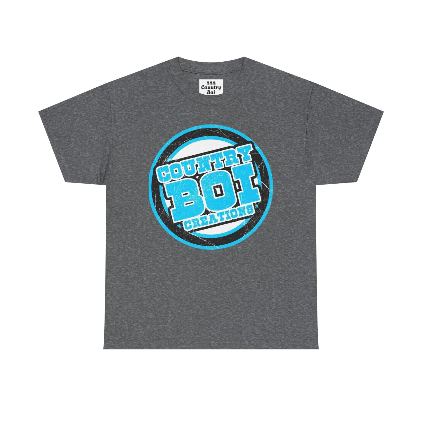 Country Boi Creations Unisex Heavy Cotton Tee with Dripping 222 Design