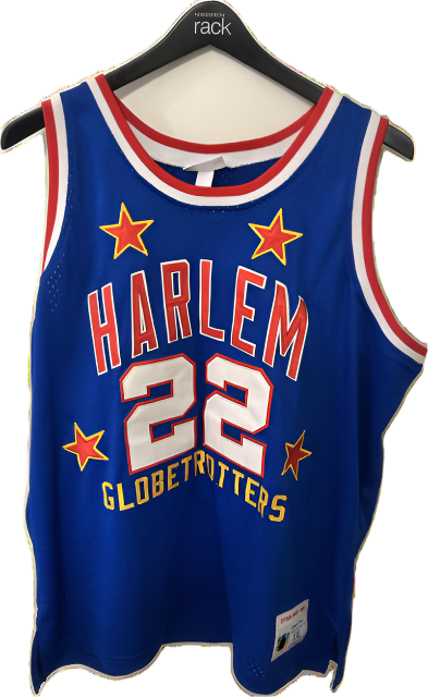 Rings & Crwns Jersey Blue Harlem Globetrotters #22 Sz XXL Men's - WORN!