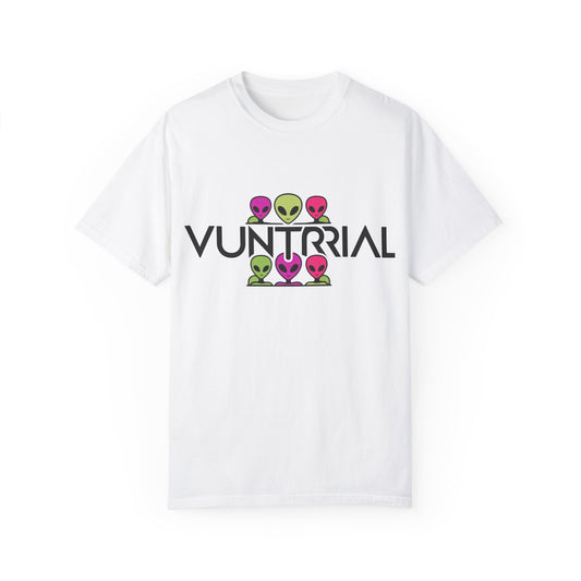 Unisex Garment-Dyed T-Shirt with Fun Alien Design - Perfect for Out-of-This-World Vibes