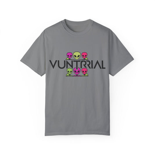 Unisex Garment-Dyed T-Shirt with Fun Alien Design - Perfect for Out-of-This-World Vibes